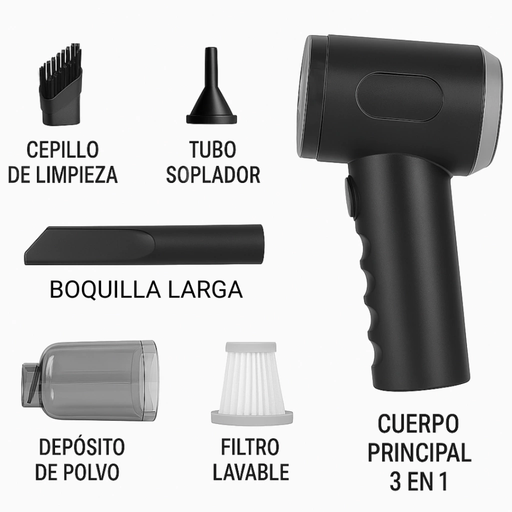 Hidro Portatil y DE REGALO Aspiradora Inalámbrica + Paño Microfibra